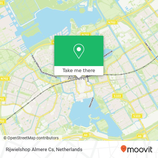 Rijwielshop Almere Cs map