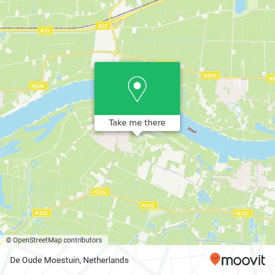 De Oude Moestuin map