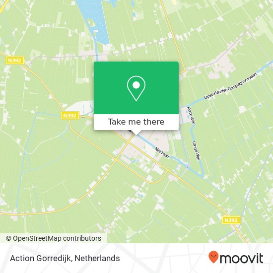 Action Gorredijk map