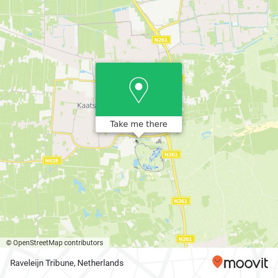 Raveleijn Tribune map