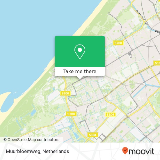 Muurbloemweg map