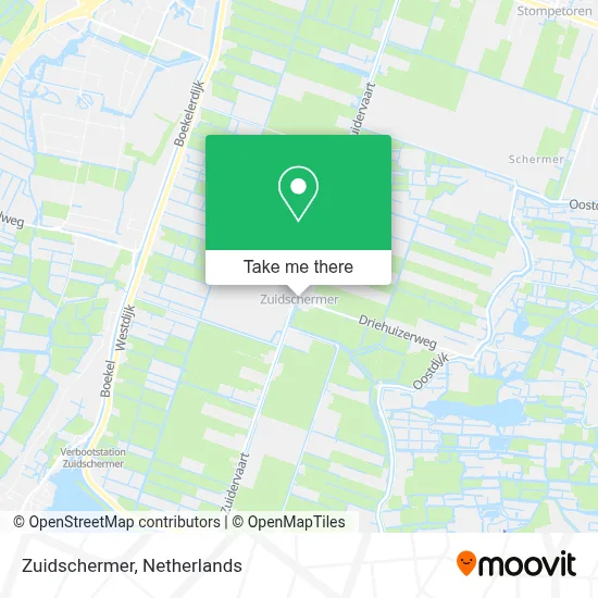 Zuidschermer Karte