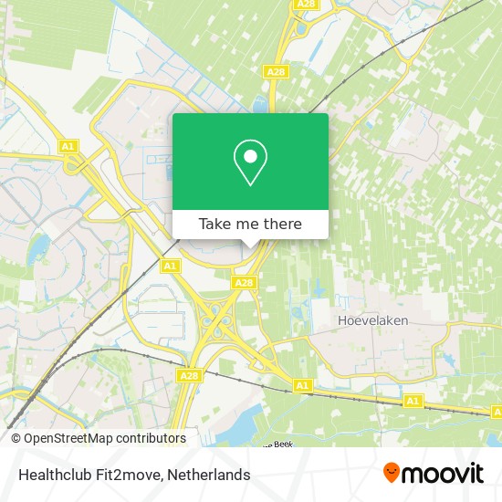 Healthclub Fit2move map