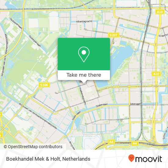 Boekhandel Mek & Holt map