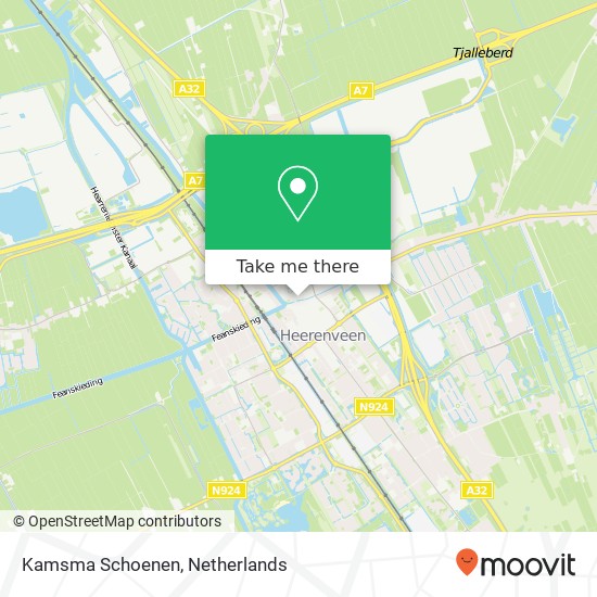 Kamsma Schoenen map