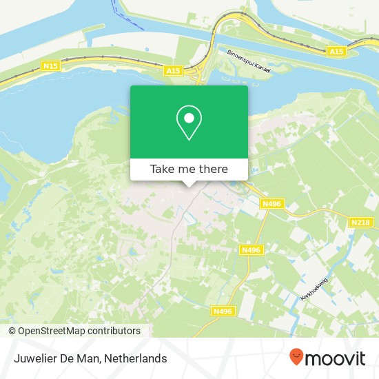 Juwelier De Man map