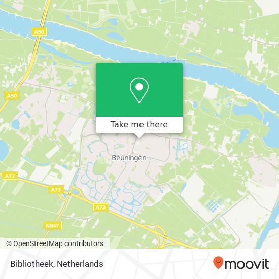 Bibliotheek map