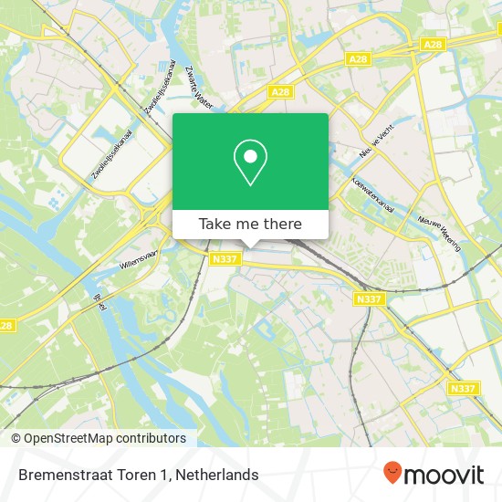 Bremenstraat Toren 1 map