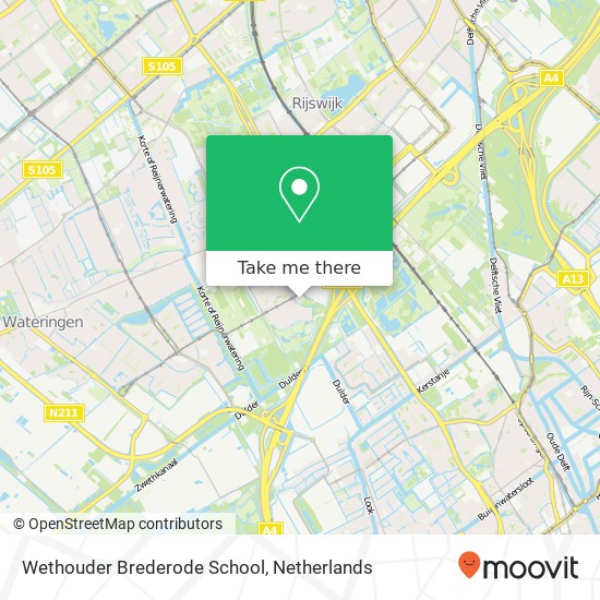 Wethouder Brederode School Karte