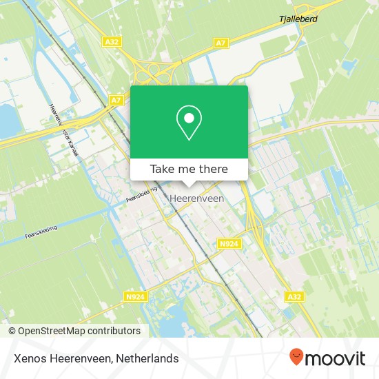 Xenos Heerenveen map