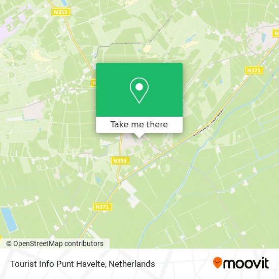 Tourist Info Punt Havelte map