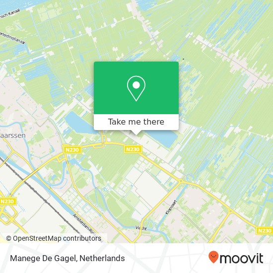 Manege De Gagel map