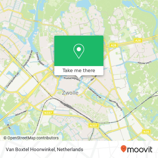 Van Boxtel Hoorwinkel Karte