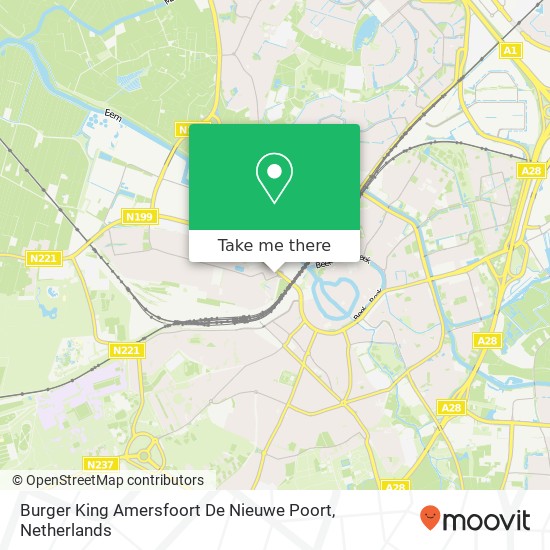 Burger King Amersfoort De Nieuwe Poort Karte