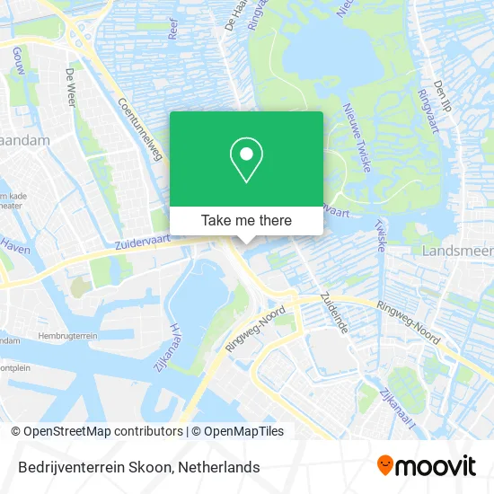 Bedrijventerrein Skoon map