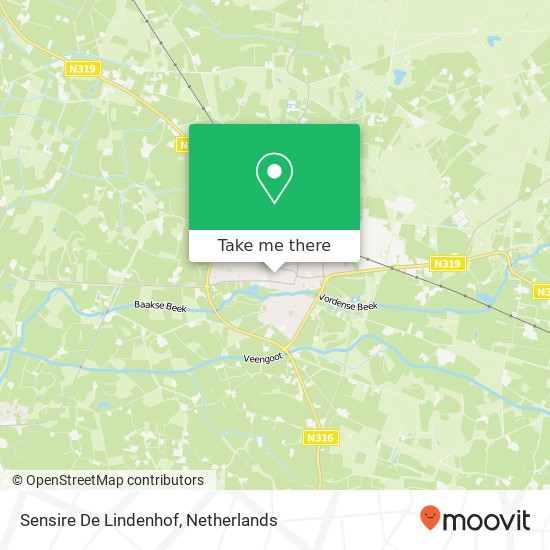 Sensire De Lindenhof map