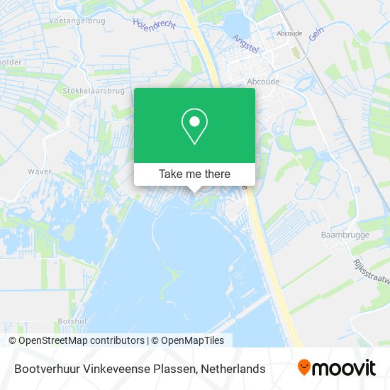 Bootverhuur Vinkeveense Plassen map