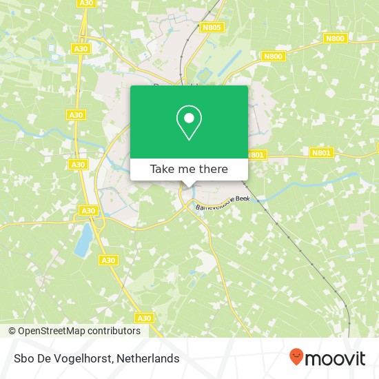 Sbo De Vogelhorst map