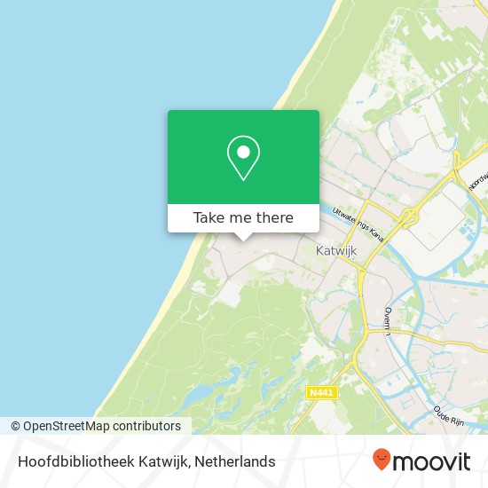 Hoofdbibliotheek Katwijk map