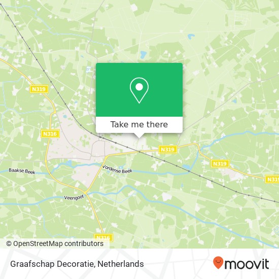 Graafschap Decoratie map