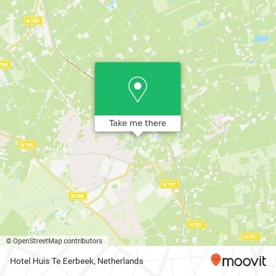 Hotel Huis Te Eerbeek map