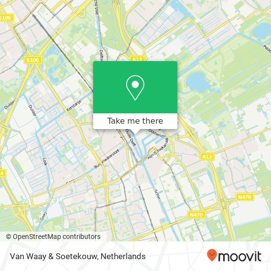 Van Waay & Soetekouw map