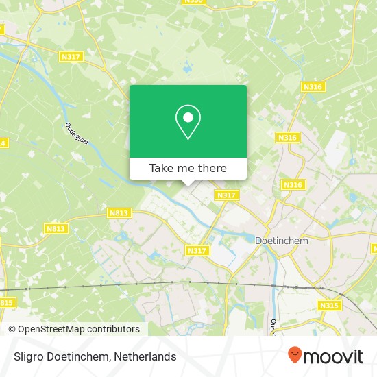 Sligro Doetinchem map