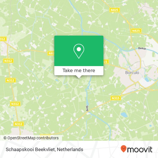 Schaapskooi Beekvliet map