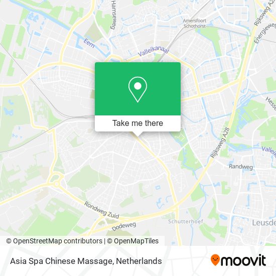 Asia Spa Chinese Massage map