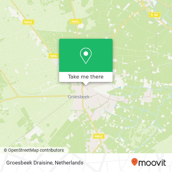 Groesbeek Draisine map