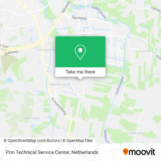 Pon Technical Service Center map