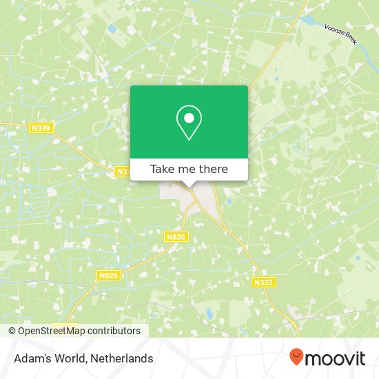 Adam's World map