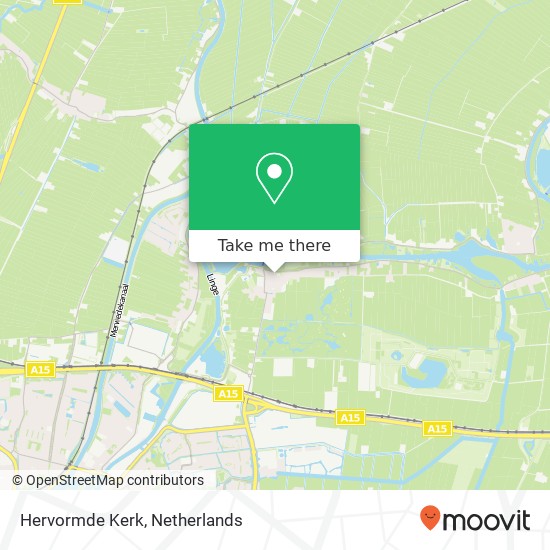 Hervormde Kerk Karte