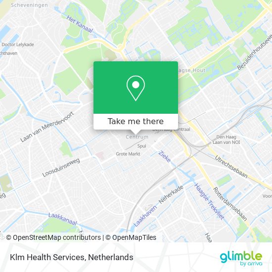 Klm Health Services map