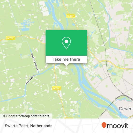 Swarte Peert map