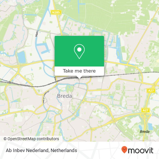 Ab Inbev Nederland map