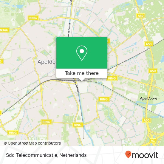 Sdc Telecommunicatie map