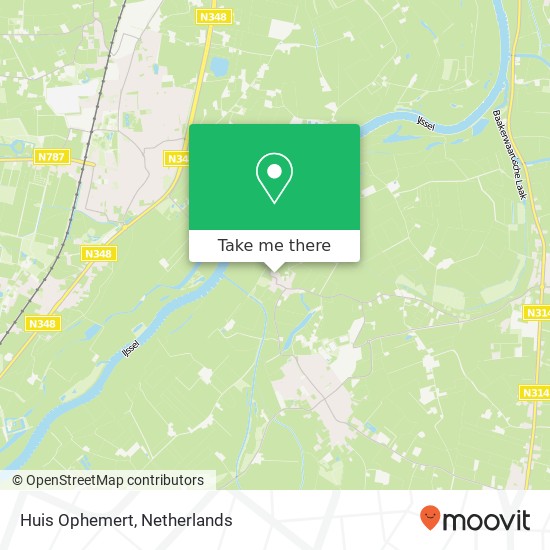 Huis Ophemert map