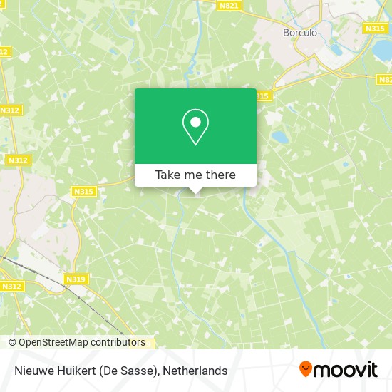 Nieuwe Huikert (De Sasse) map