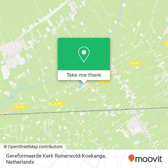 Gereformeerde Kerk Ruinerwold-Koekange map