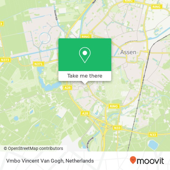 Vmbo Vincent Van Gogh map