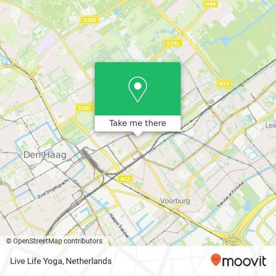 Live Life Yoga map