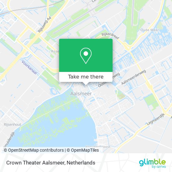 Crown Theater Aalsmeer map