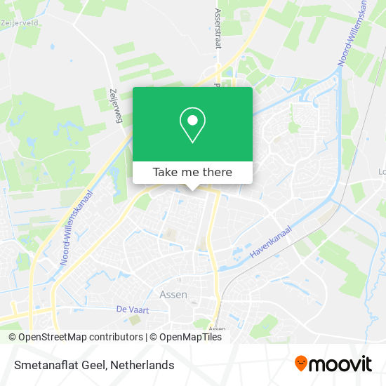 Smetanaflat Geel map