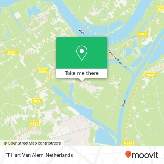 'T Hart Van Alem map