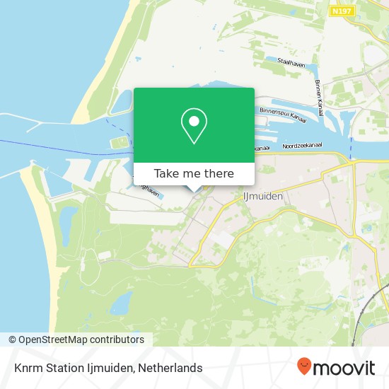 Knrm Station Ijmuiden map