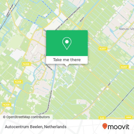 Autocentrum Beelen map