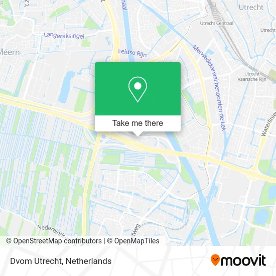 Dvom Utrecht map