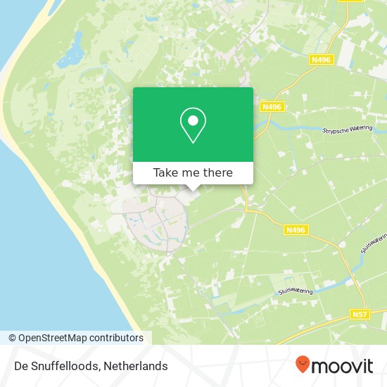 De Snuffelloods map