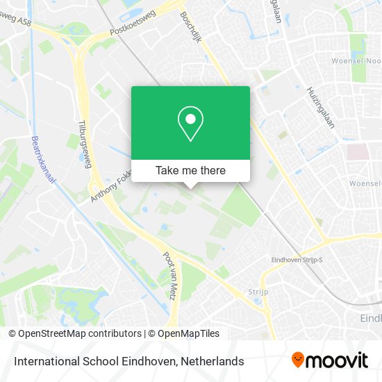 International School Eindhoven Karte